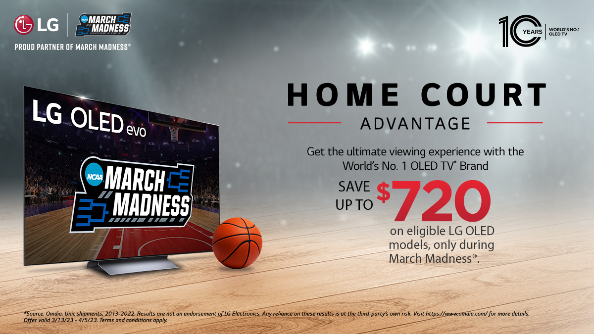 LG OLED TV March Madness Savings