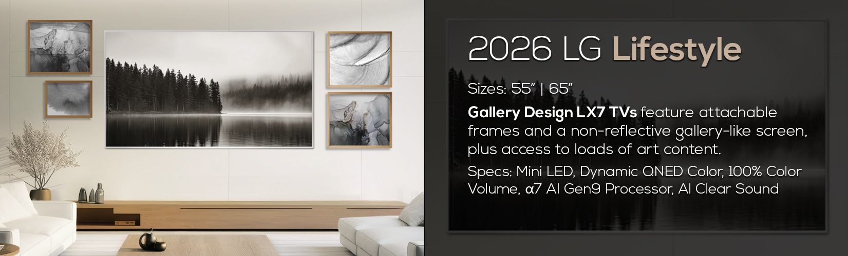 LG Lifestyle Gallery TVs